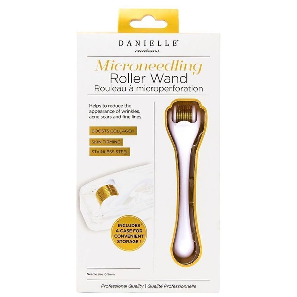 Danielle Creations Microneedling Roller Wand and Case White New